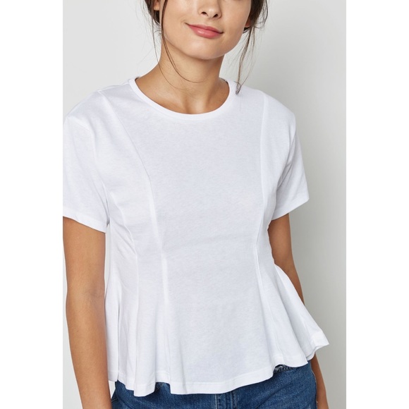 Topshop Tops - TOPSHOP corset tee